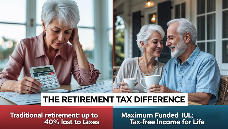 Retirement tax difference comparison